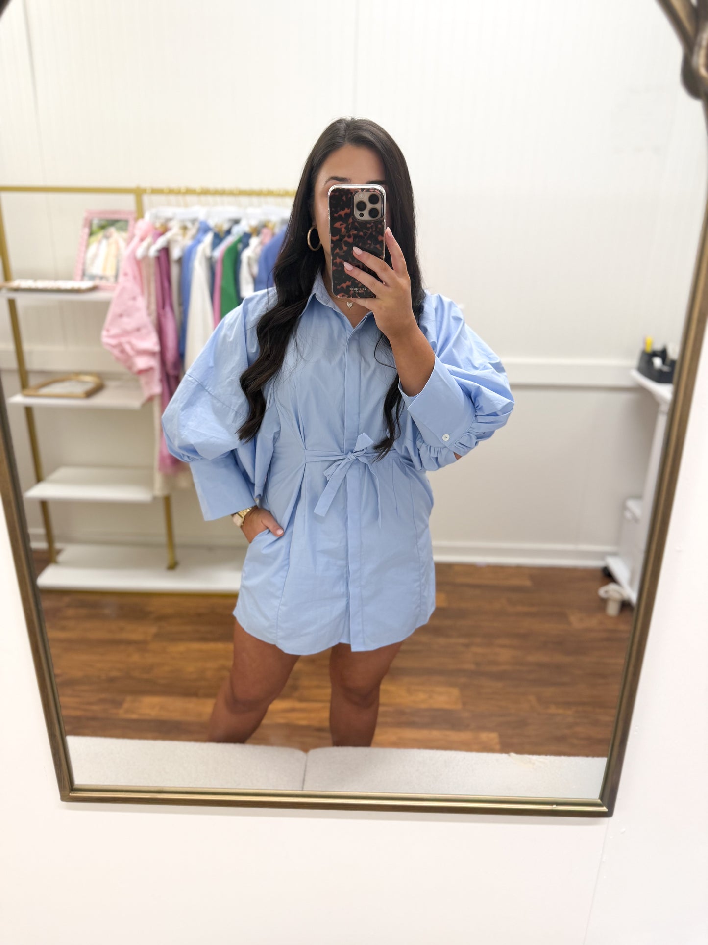 Baby Blues Mini Dress