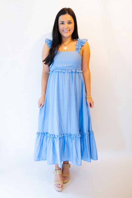 Blissful Blue Maxi Dress