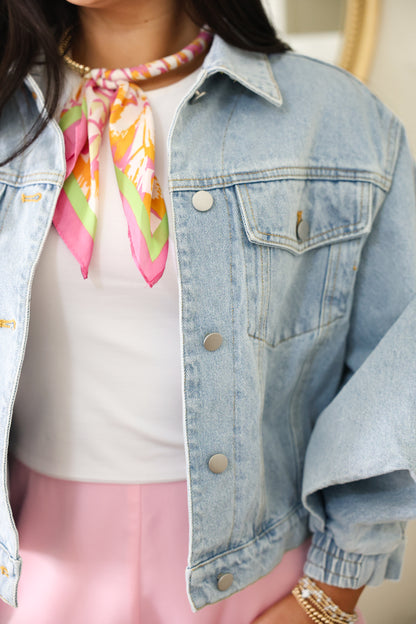 Make a Statement Denim Jacket