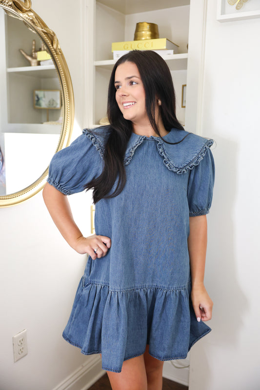 So Sweet Denim Dress