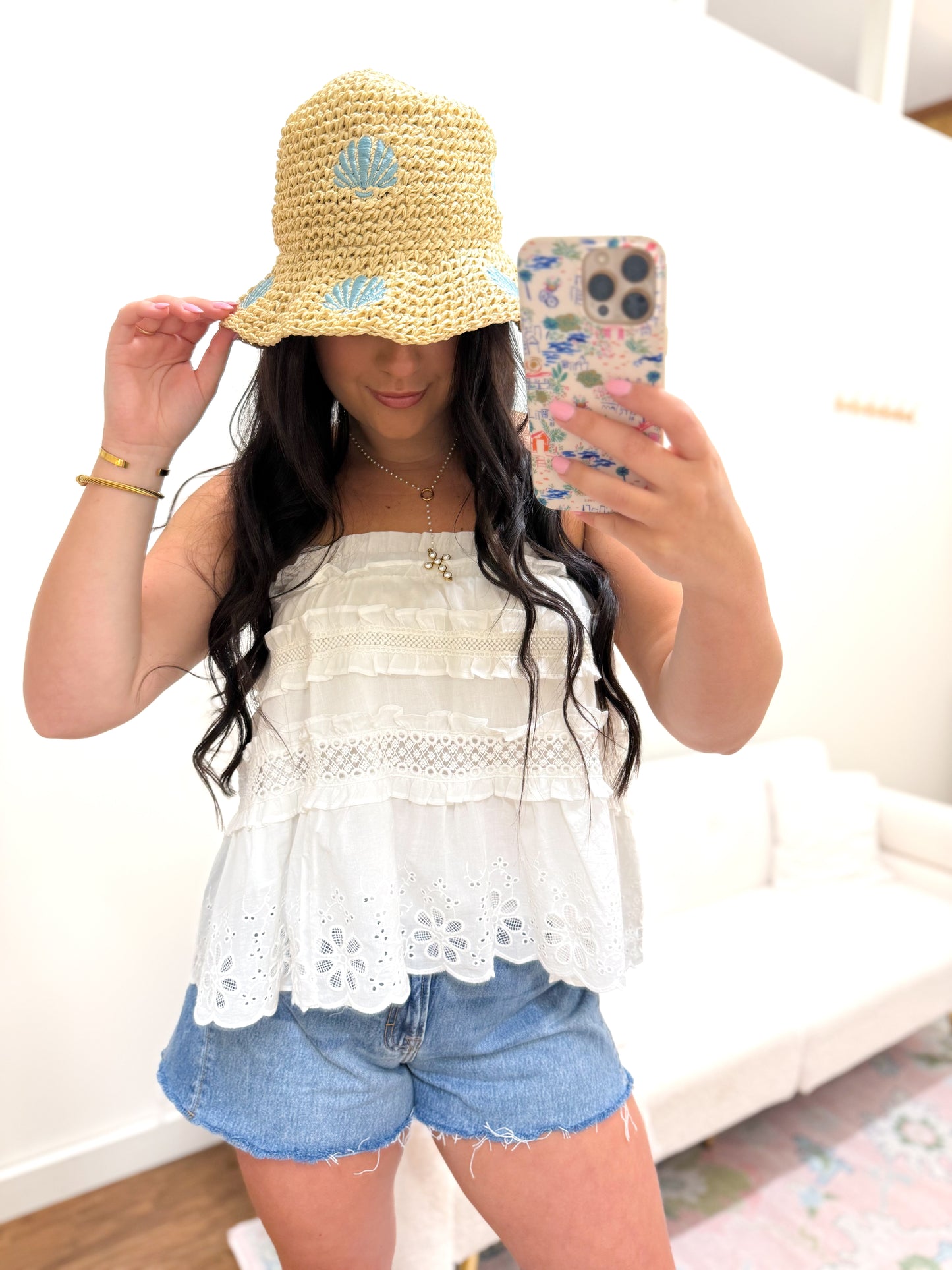 Rosemary Strapless Top