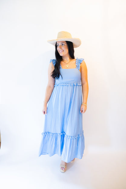 Blissful Blue Maxi Dress