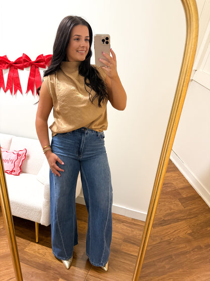 High Waist Wide Leg Jeans