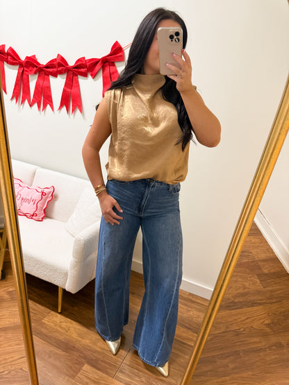 High Waist Wide Leg Jeans