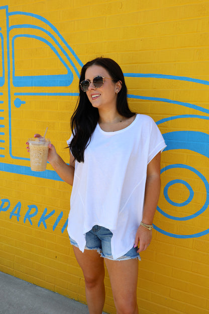 Good Vibes White Tee