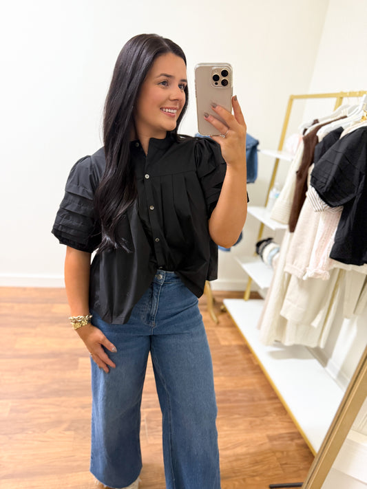 Forever Favorite Black Blouse