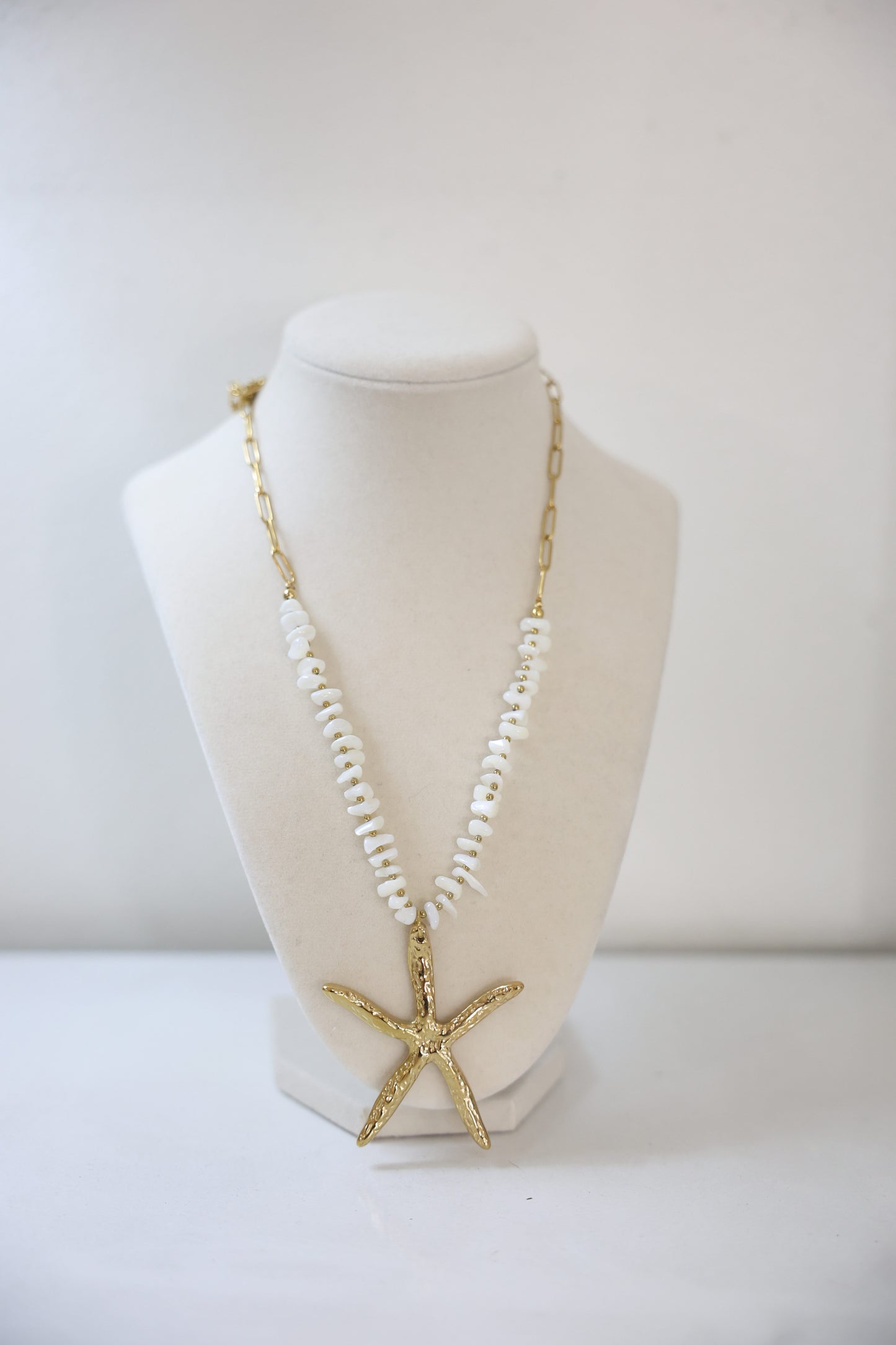 Starfish Pearl Necklace