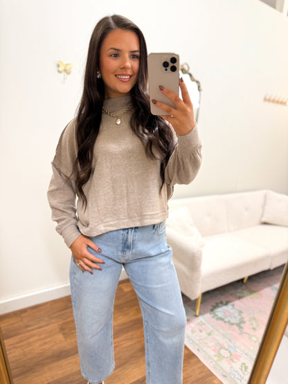 Ash Mocha Softest Sweater