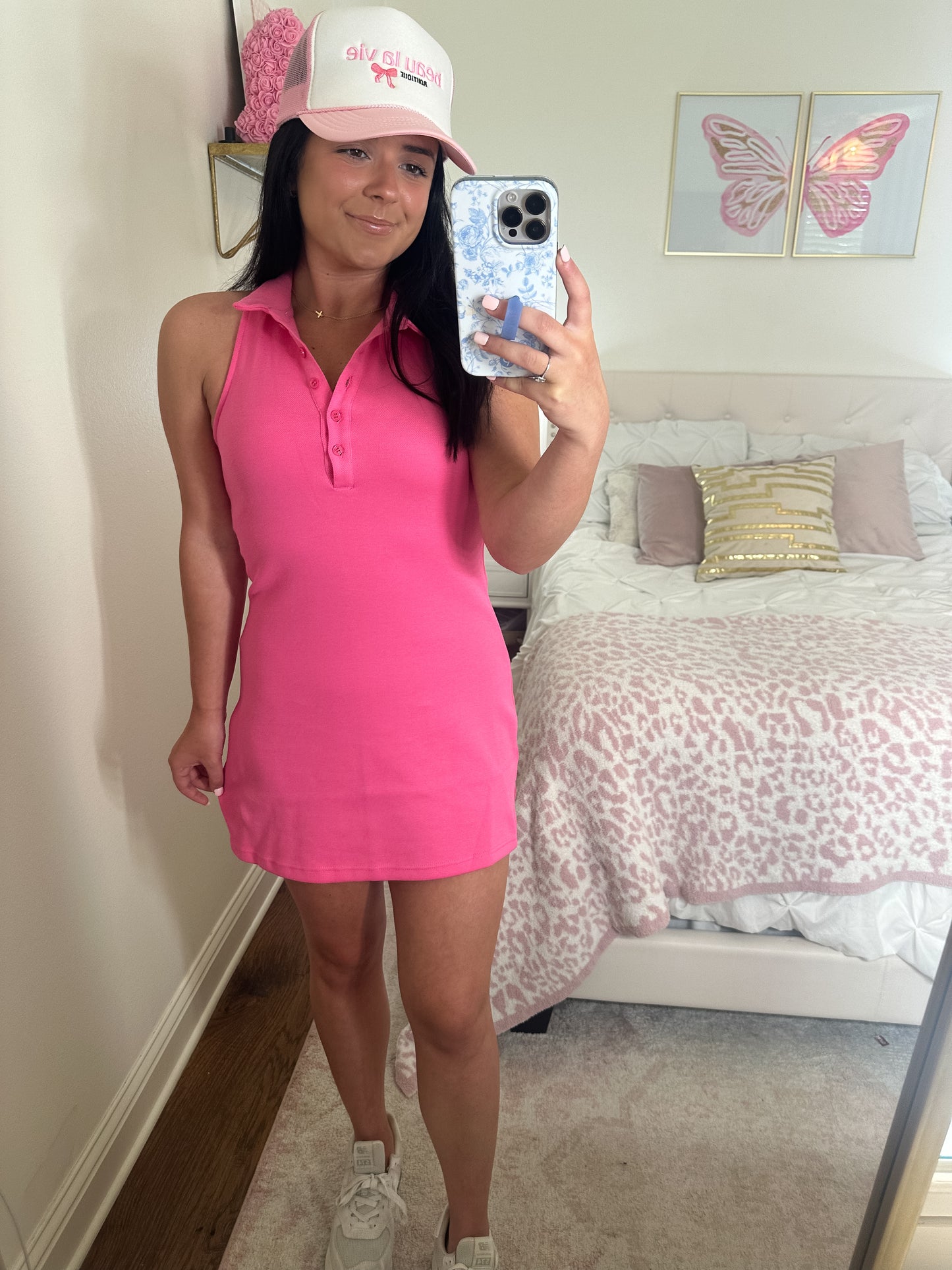 Pink Court Tennis Dress