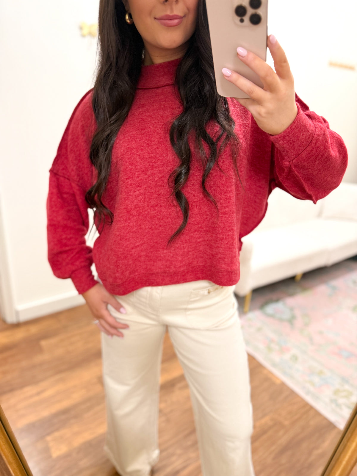 Softest Red Sweater