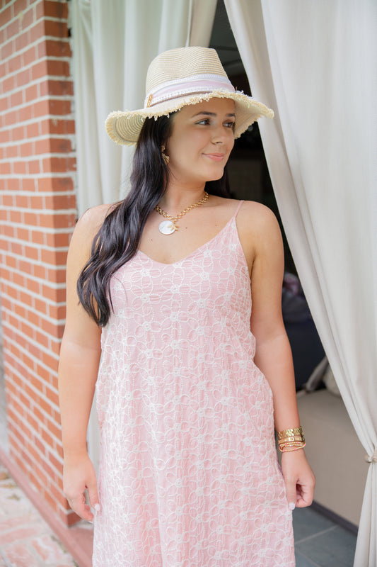 Floral Embroidered Maxi Dress