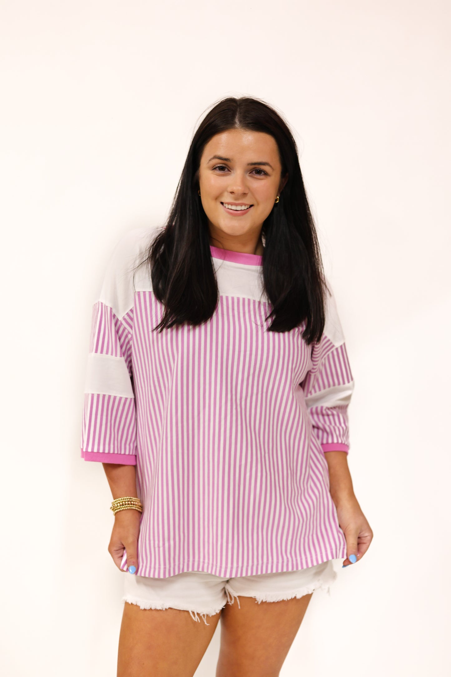 Comfy & Oversized Striped Tee