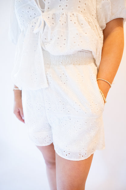 Eyelet Blossom Shorts