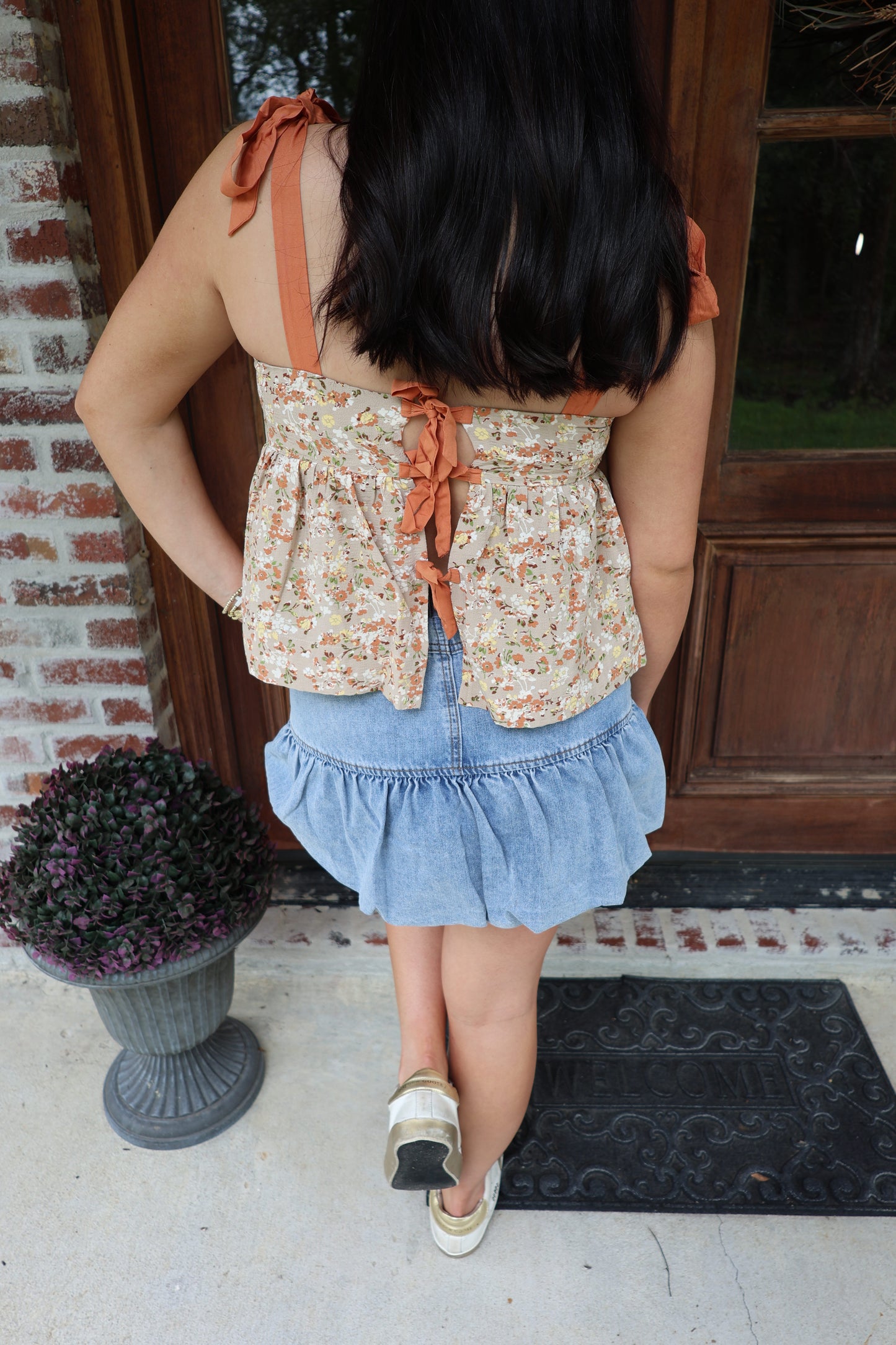 Floral Baby Doll Top