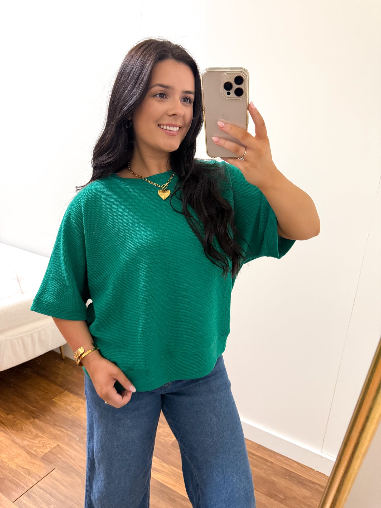 The Kelly Green Top