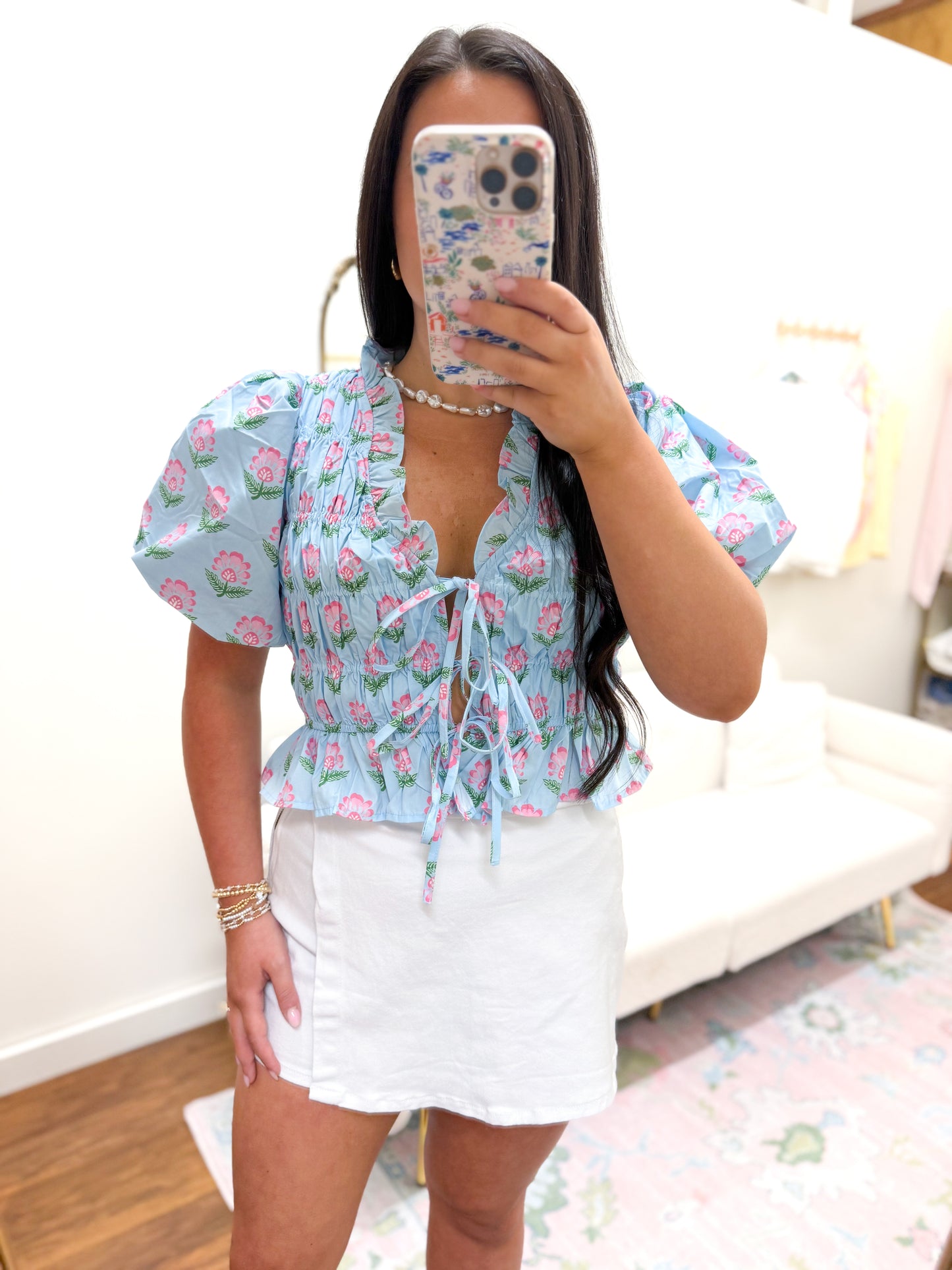 Florals In Summer Top