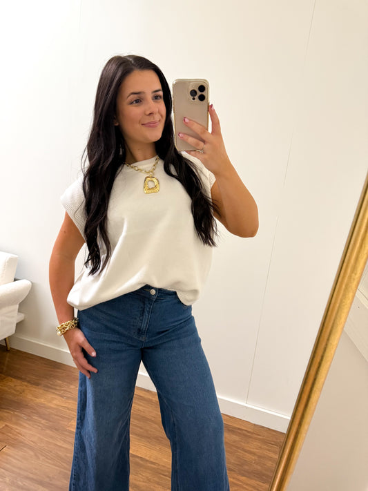 Ivory Everyday Sweater Vest