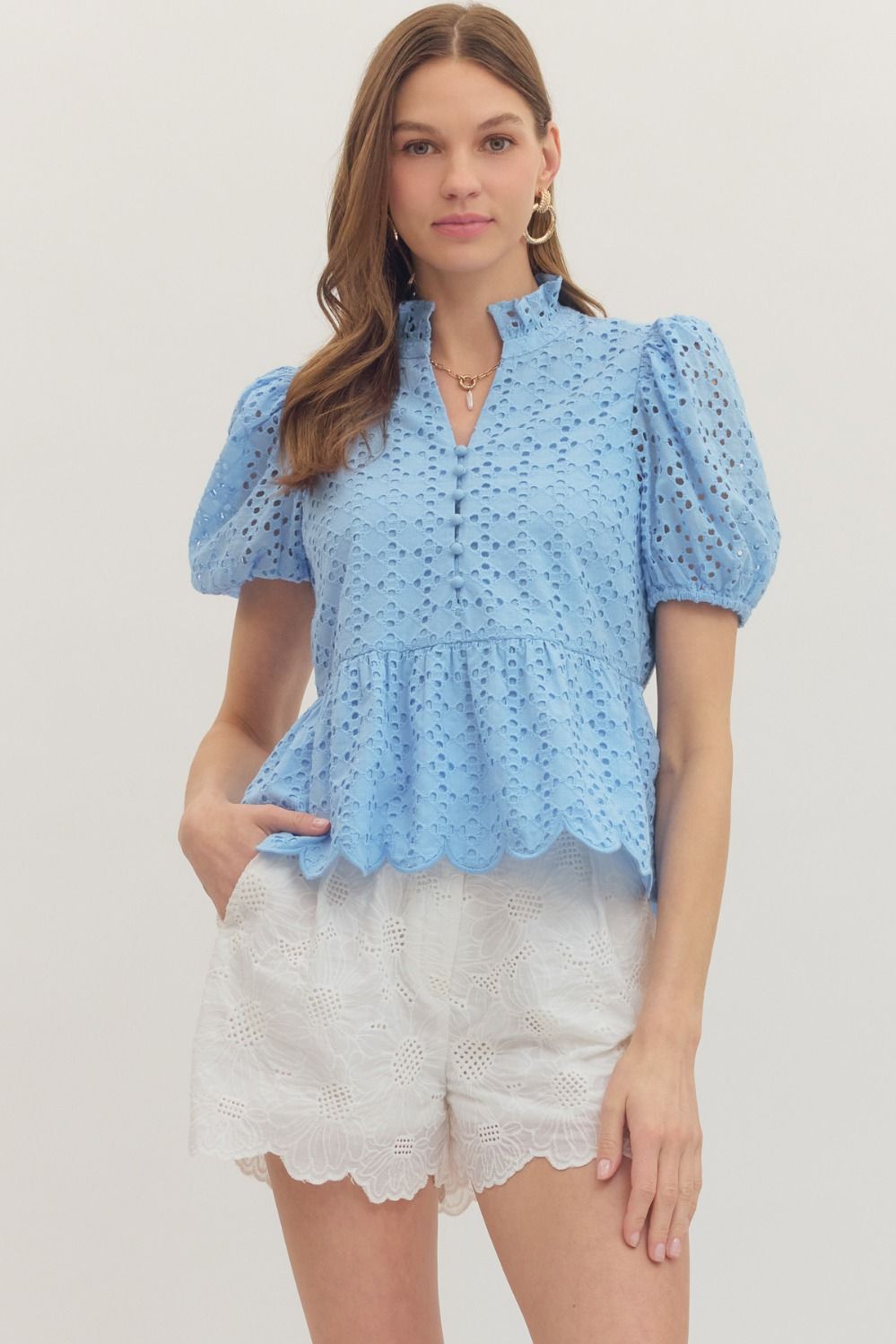 Eloise Eyelet Top
