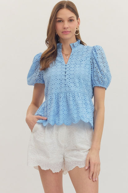 Eloise Eyelet Top