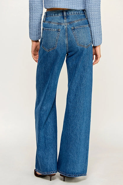 High Waist Wide Leg Jeans