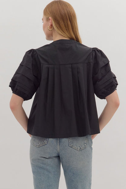 Forever Favorite Black Blouse