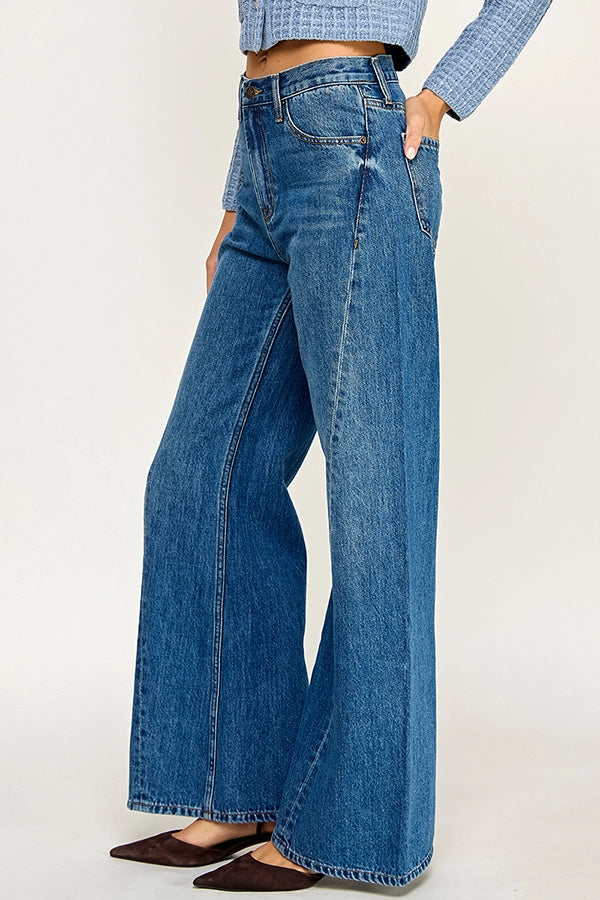 High Waist Wide Leg Jeans