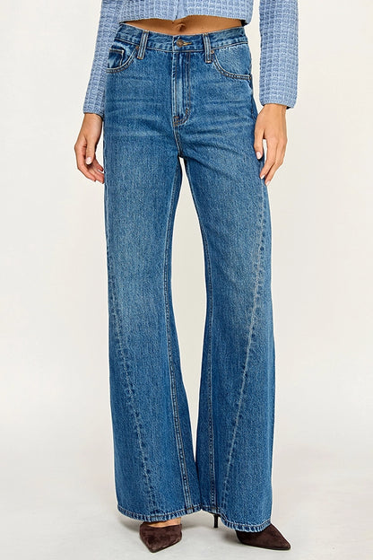 High Waist Wide Leg Jeans