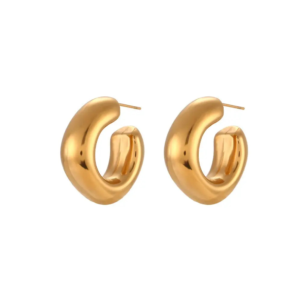 Gold Tarnish Free Hoops