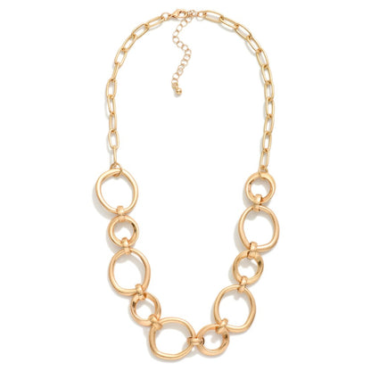 Gold Chain Link Necklace