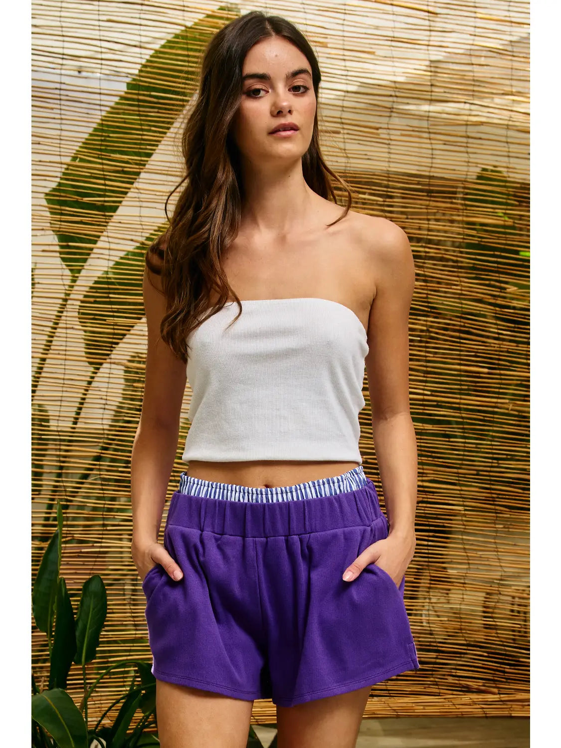 Louisiana Double Elastic Shorts (Pre Order: Ship Date 8.31)