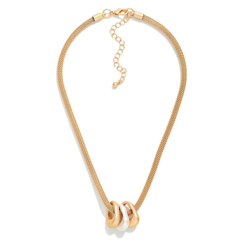 Mesh Link Necklace