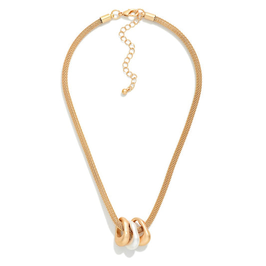 Mesh Link Necklace