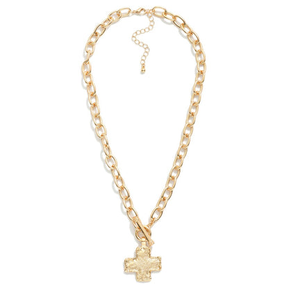 Cross Necklace Chunky