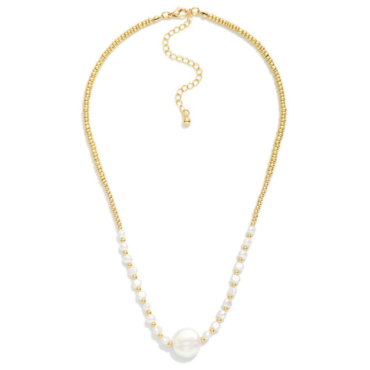 Pearl Beaded Necklace