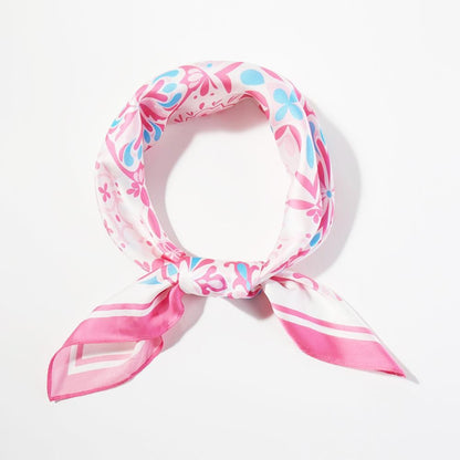 Pretty In Pink Floral Scarf
