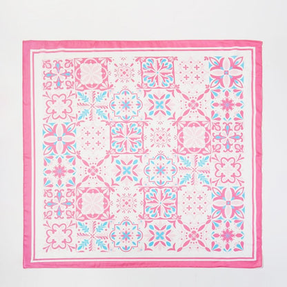 Pretty In Pink Floral Scarf