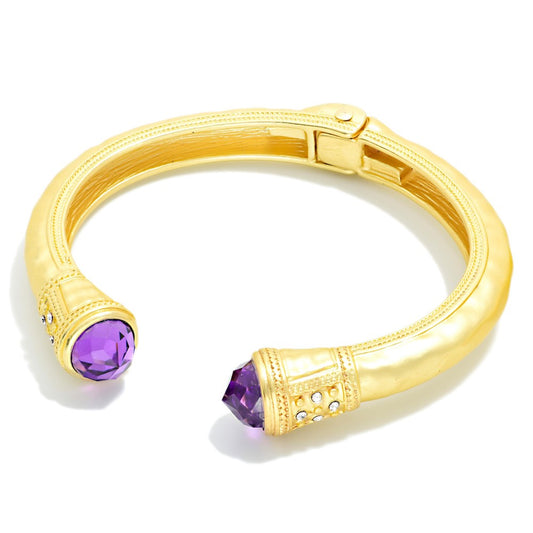 Purple Cuff Bracelet
