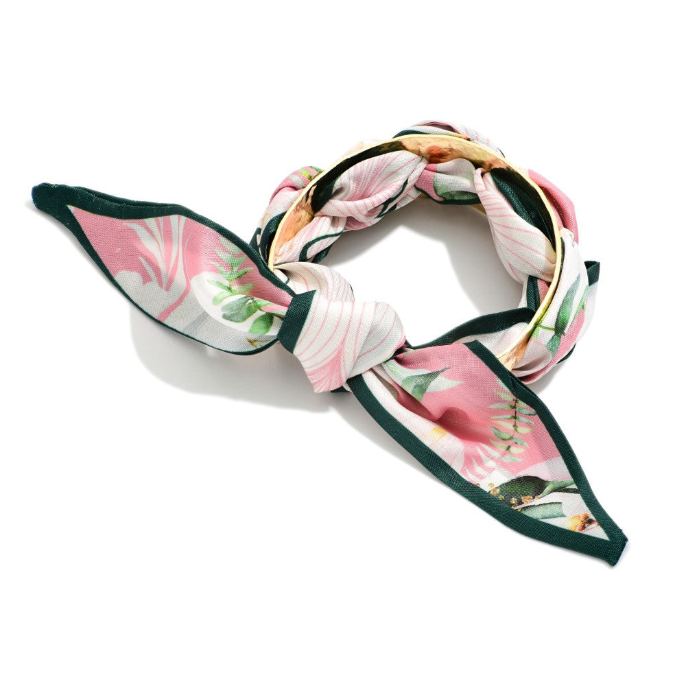 Spring Scarf Bracelet