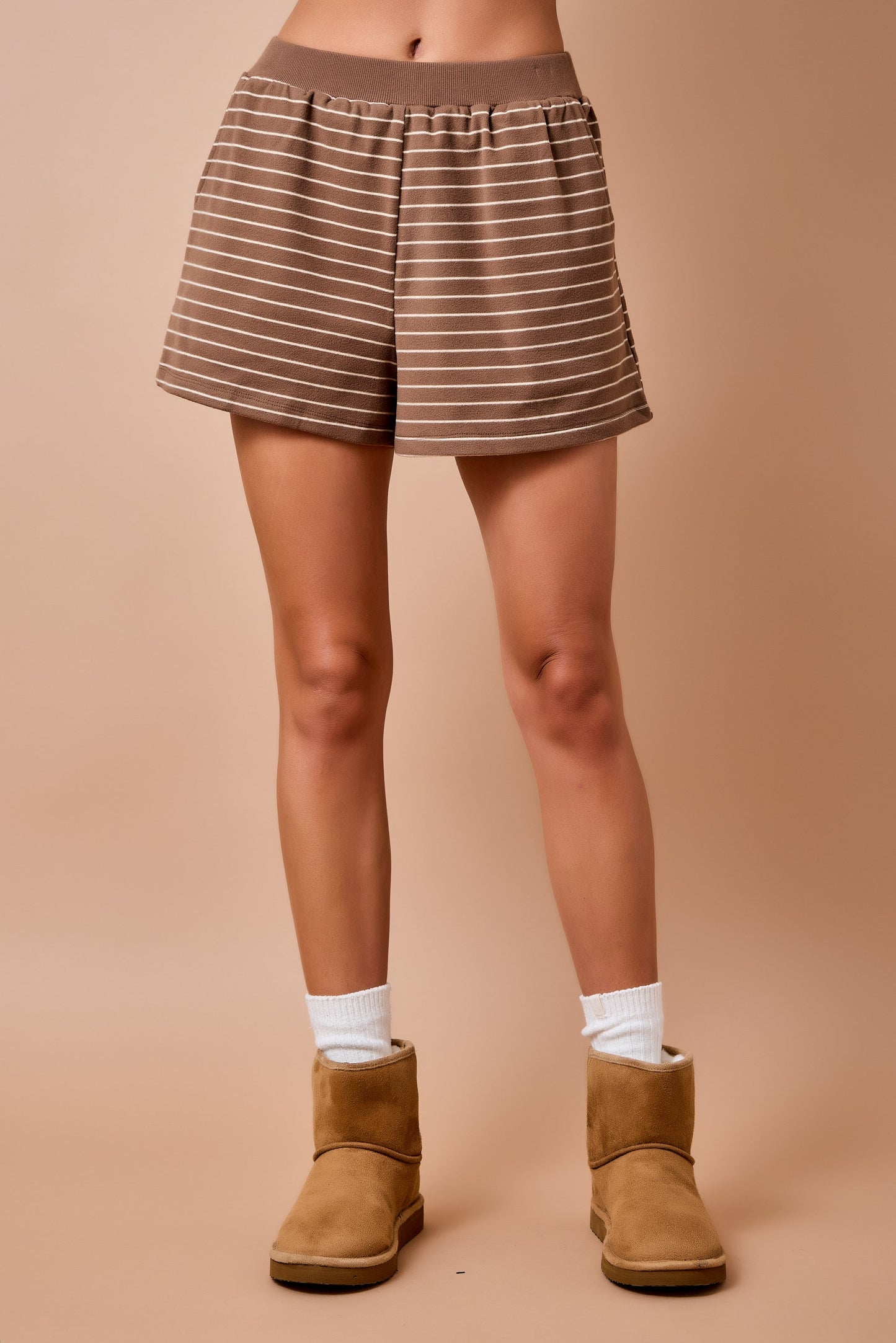 Living In Mocha Striped Set - PRE ORDER (SHIP ETA: 8.27)