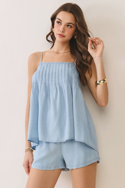 Light Denim Cami Top
