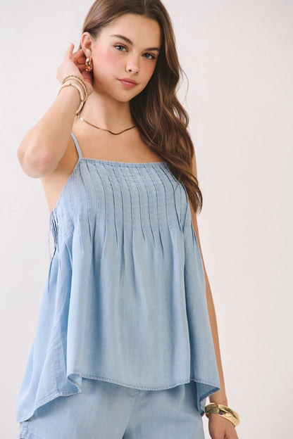 Light Denim Cami Top